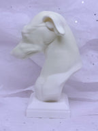 Greyhound Bust (White) | 3D Printed Decor