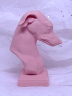 Greyhound Bust (Light Pink) | 3D Printed Decor