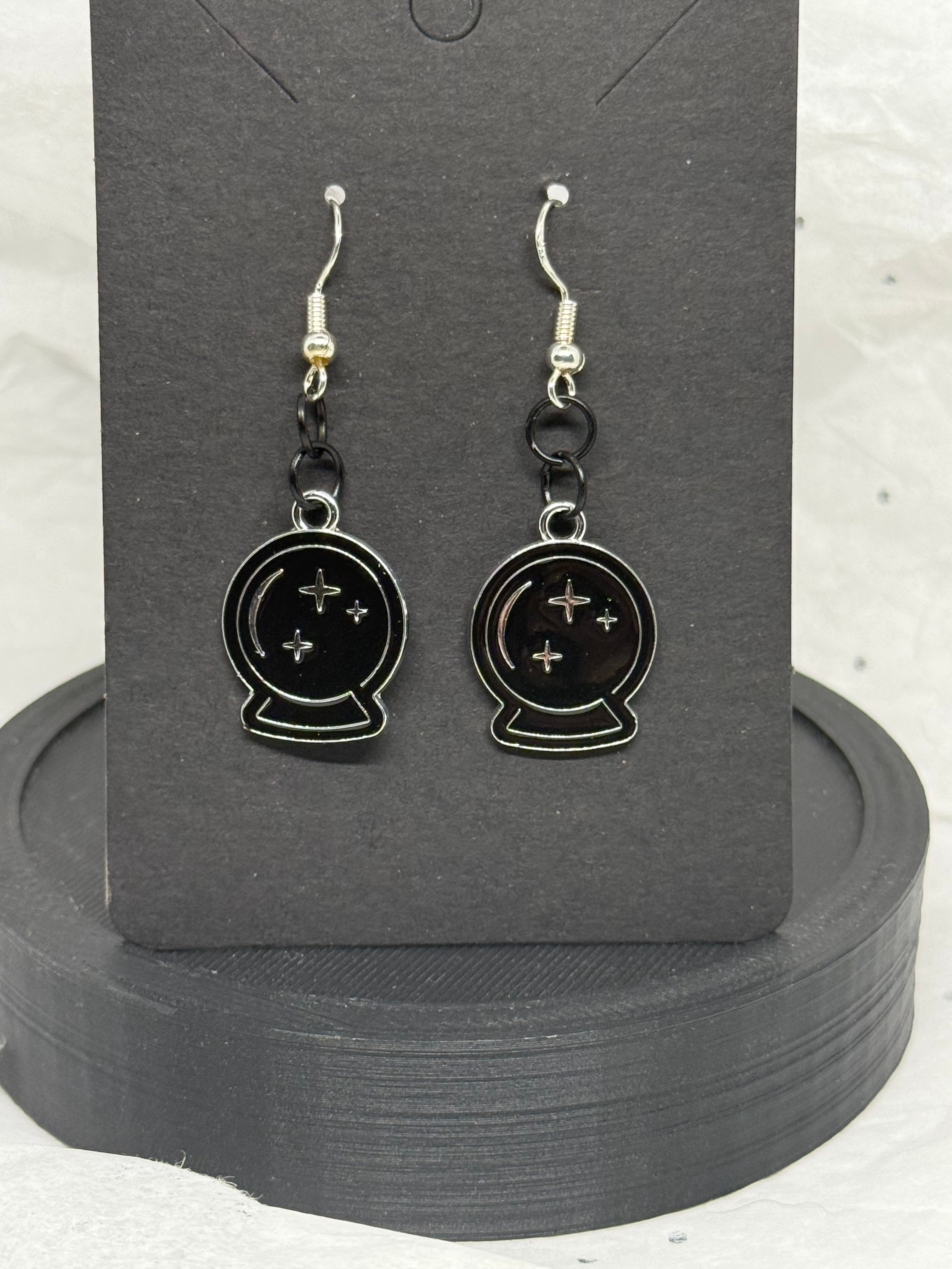 Crystal Ball | Charm Earrings