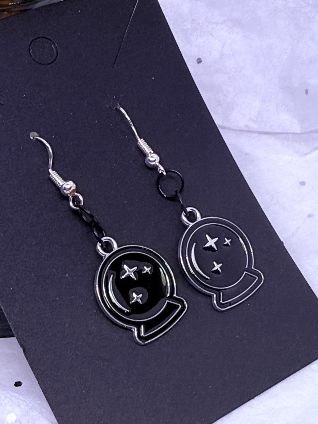 Crystal Ball | Charm Earrings