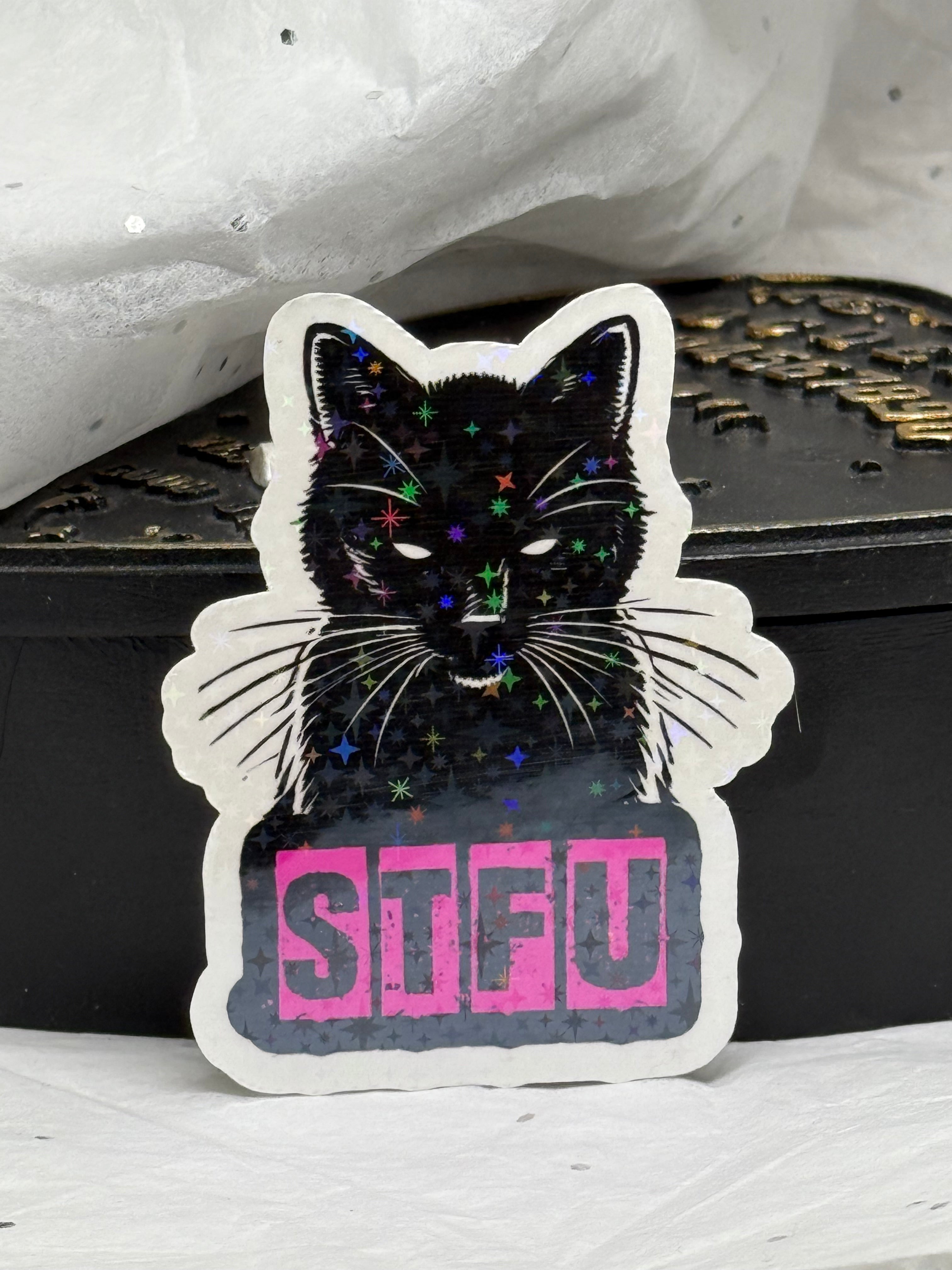 STFU Cat | Sticker