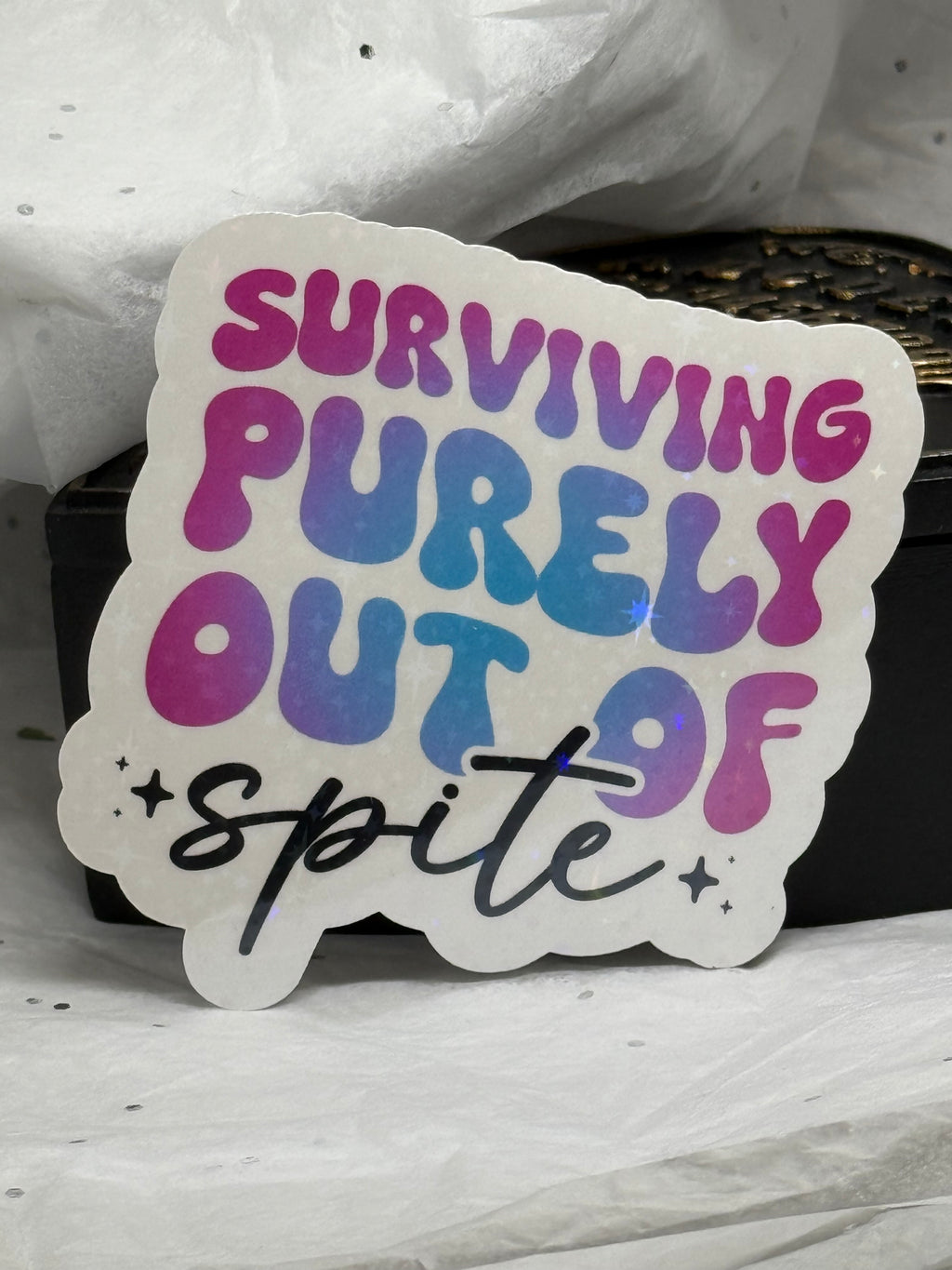 Surviving Purely Out of Spite | Sticker