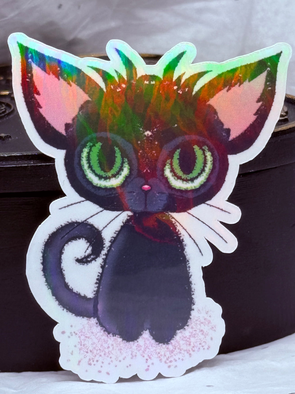 Gremlin Black Cat Sticker