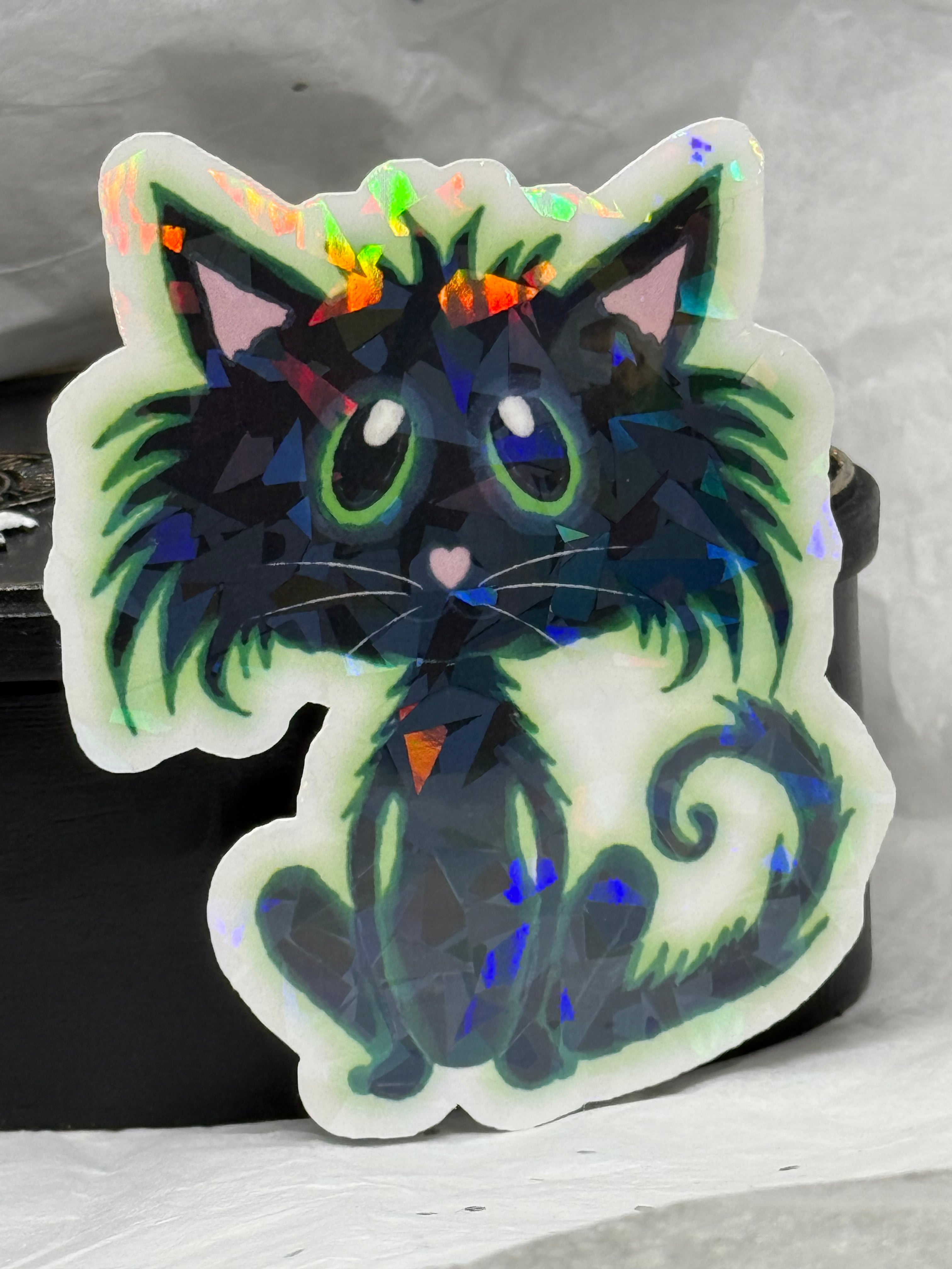 Toxic Black Cat Sticker