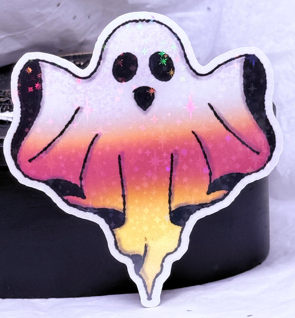 Candy Corn Ghost Sticker