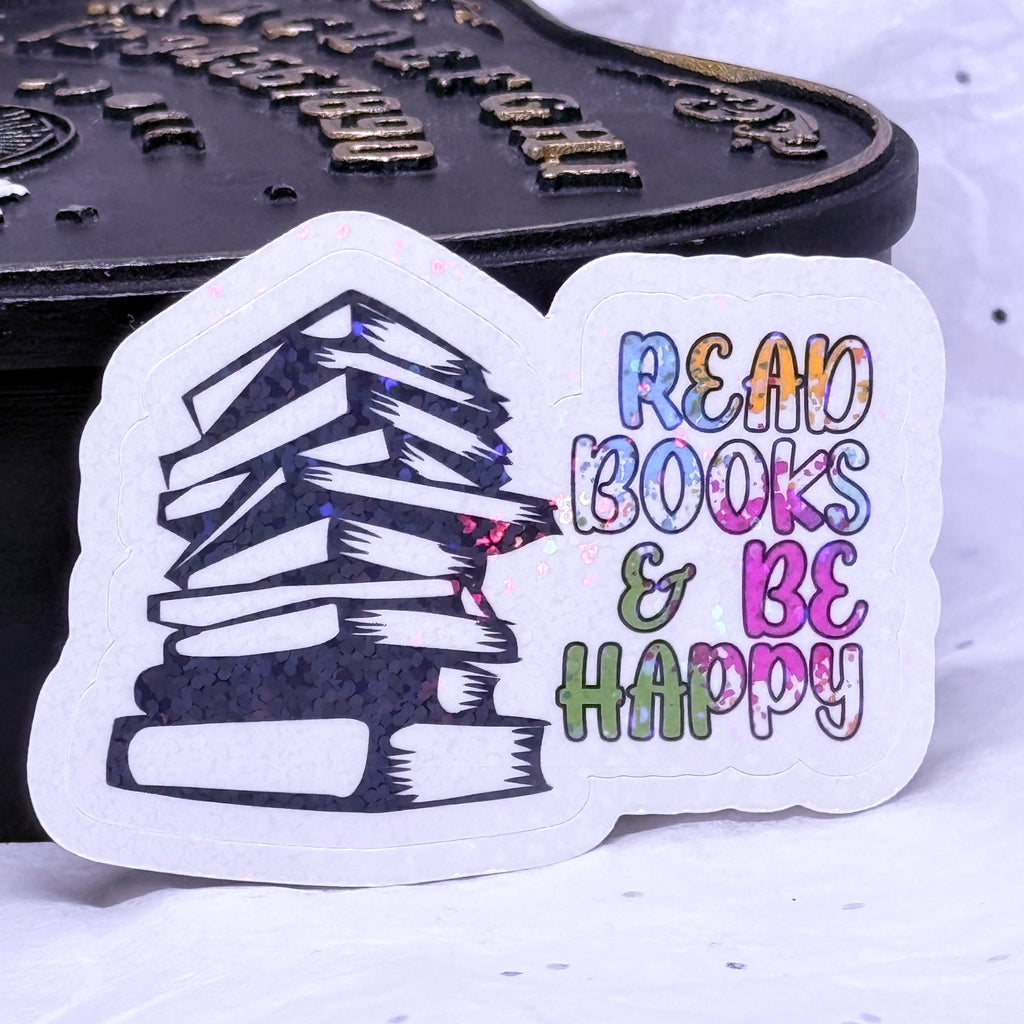 Read Books & Be Happy | Sticker