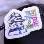 Read Books & Be Happy | Sticker