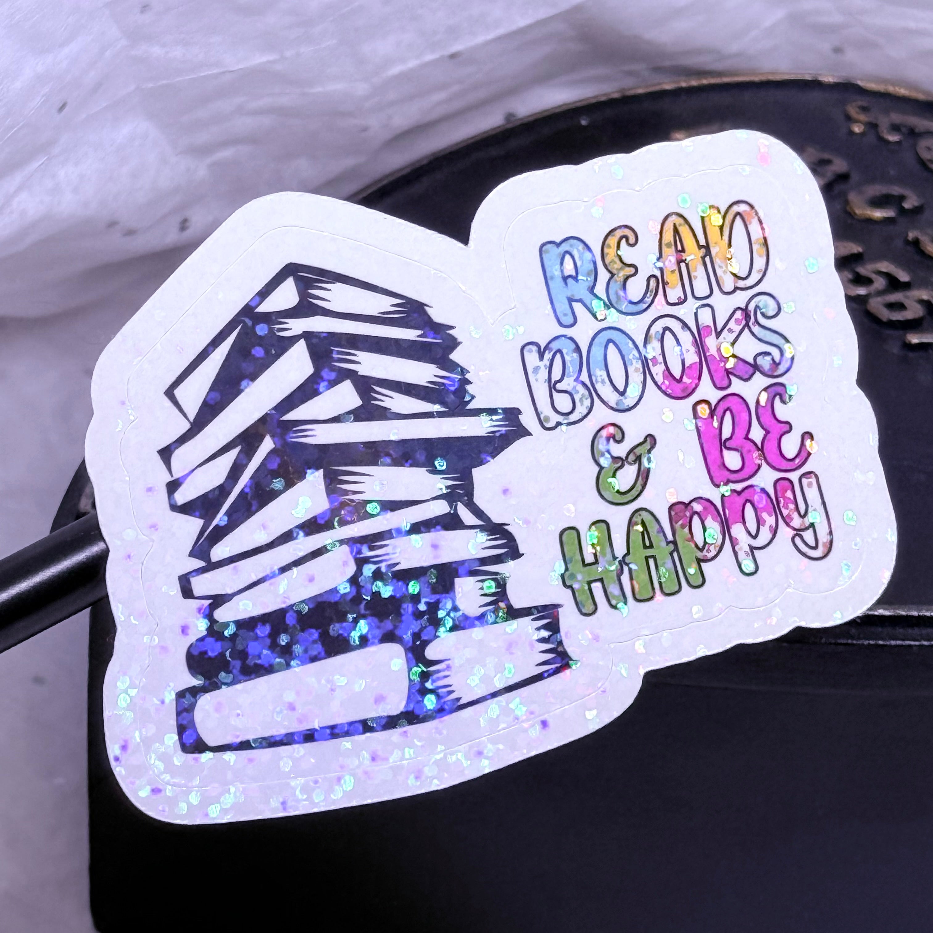 Read Books & Be Happy | Sticker