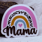 Leopard Rainbow "Mama" | Sticker