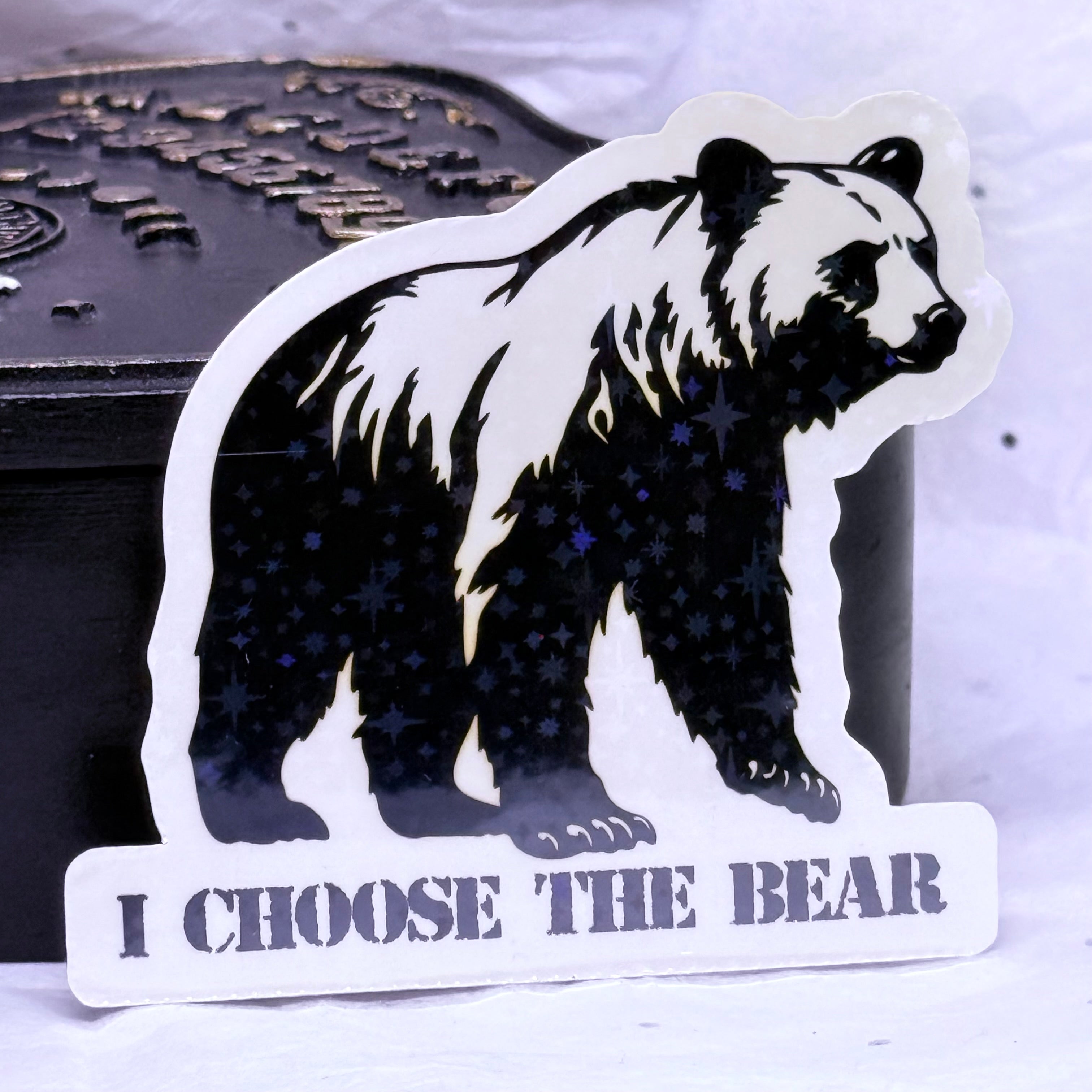 I Choose the Bear | Sticker
