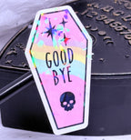 Goodbye Coffin Sticker