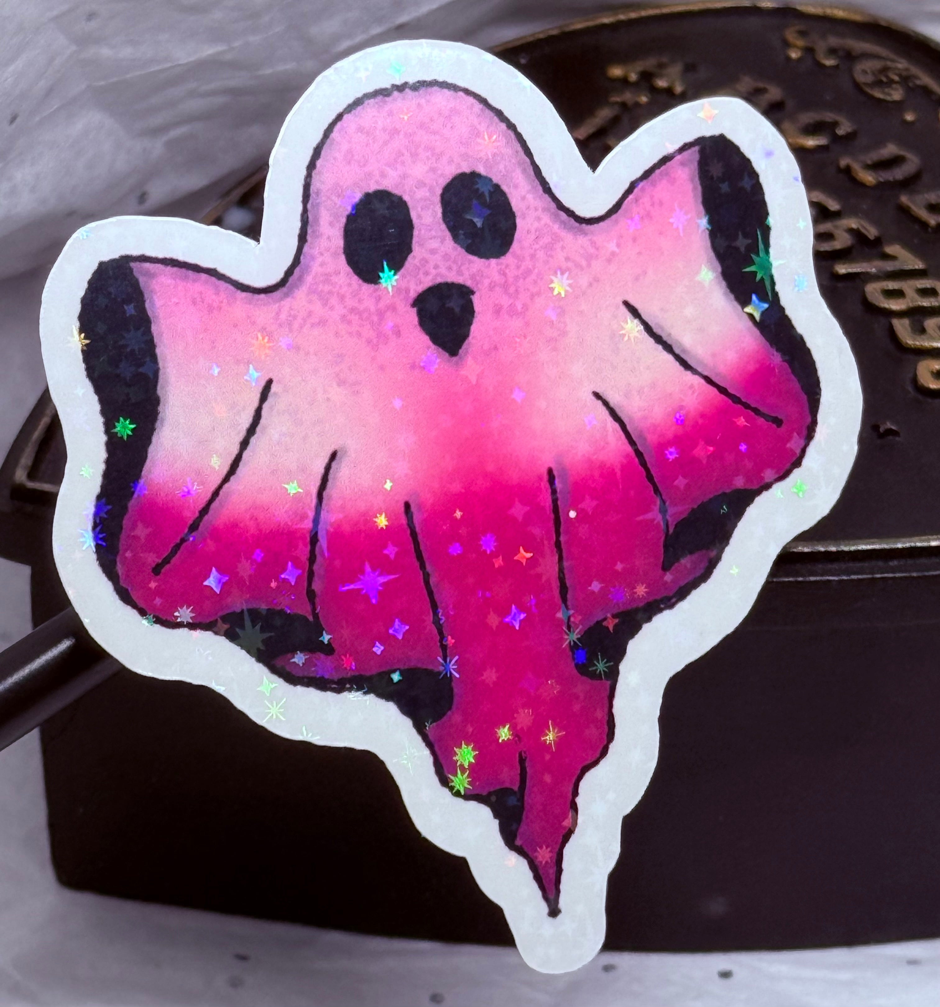 Girly Ghost Sticker