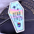 Dead Tired Coffin | Sticker