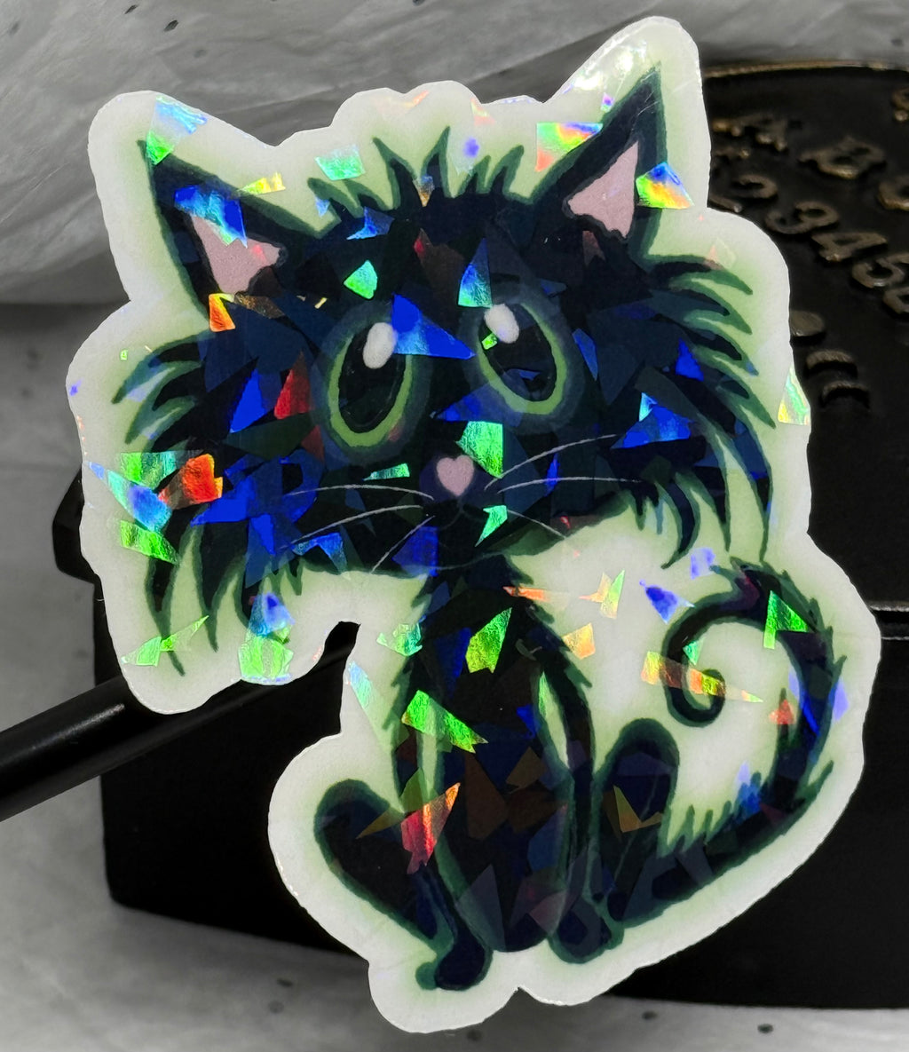 Toxic Black Cat | Sticker