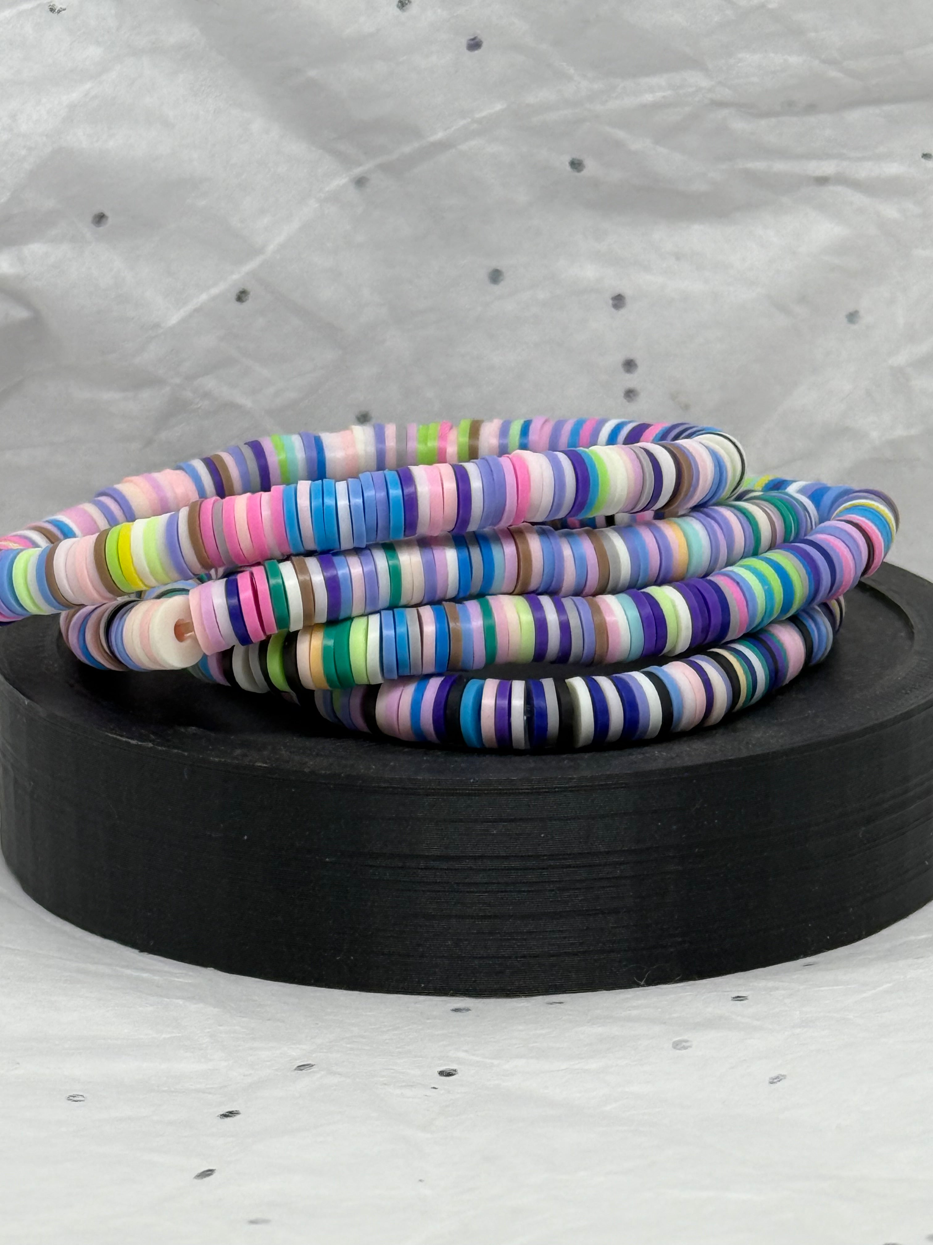 Hexed Rainbow Bracelet Set (4pk)