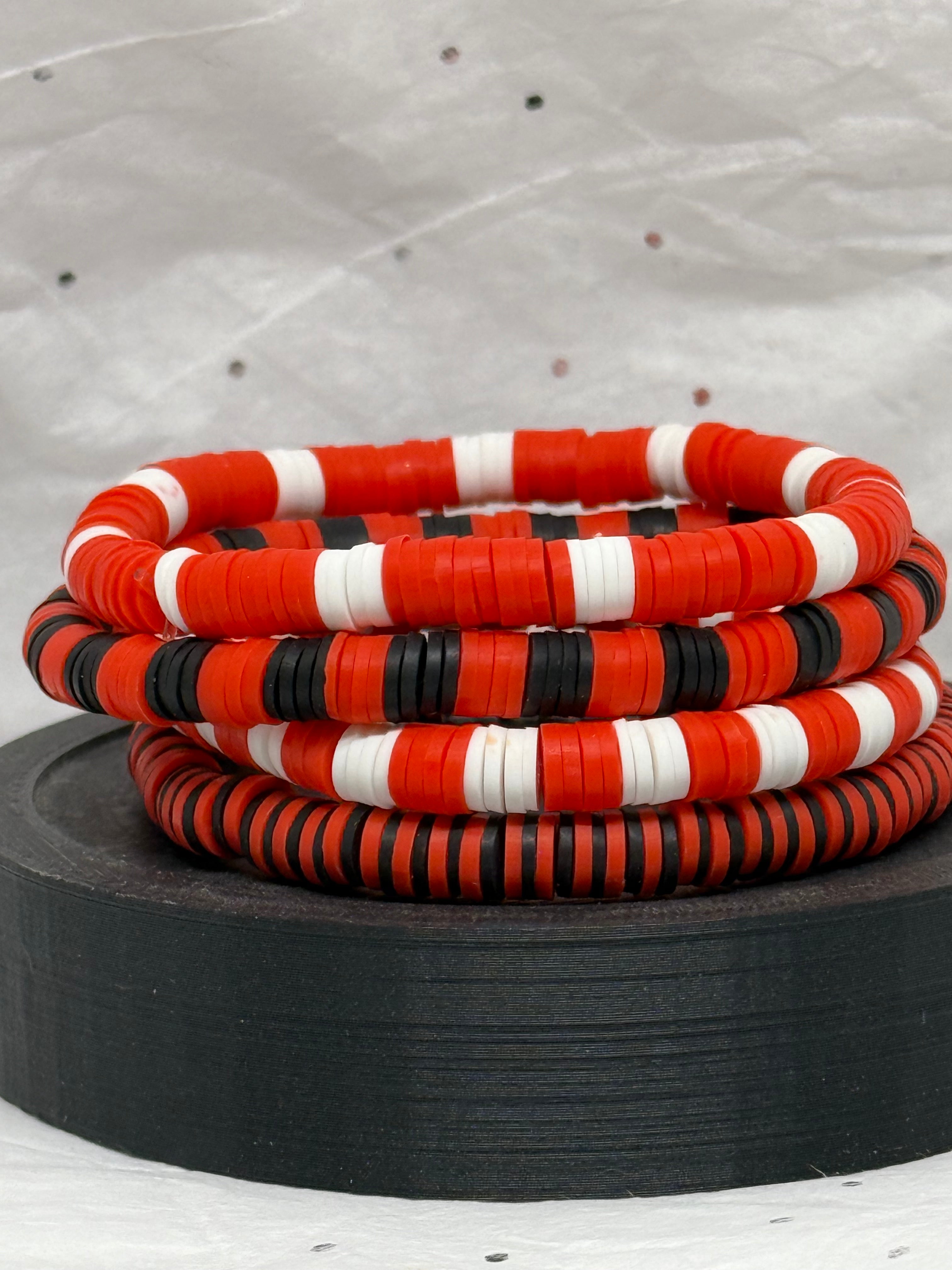 Crimson Noir Bracelet Set (4pk)