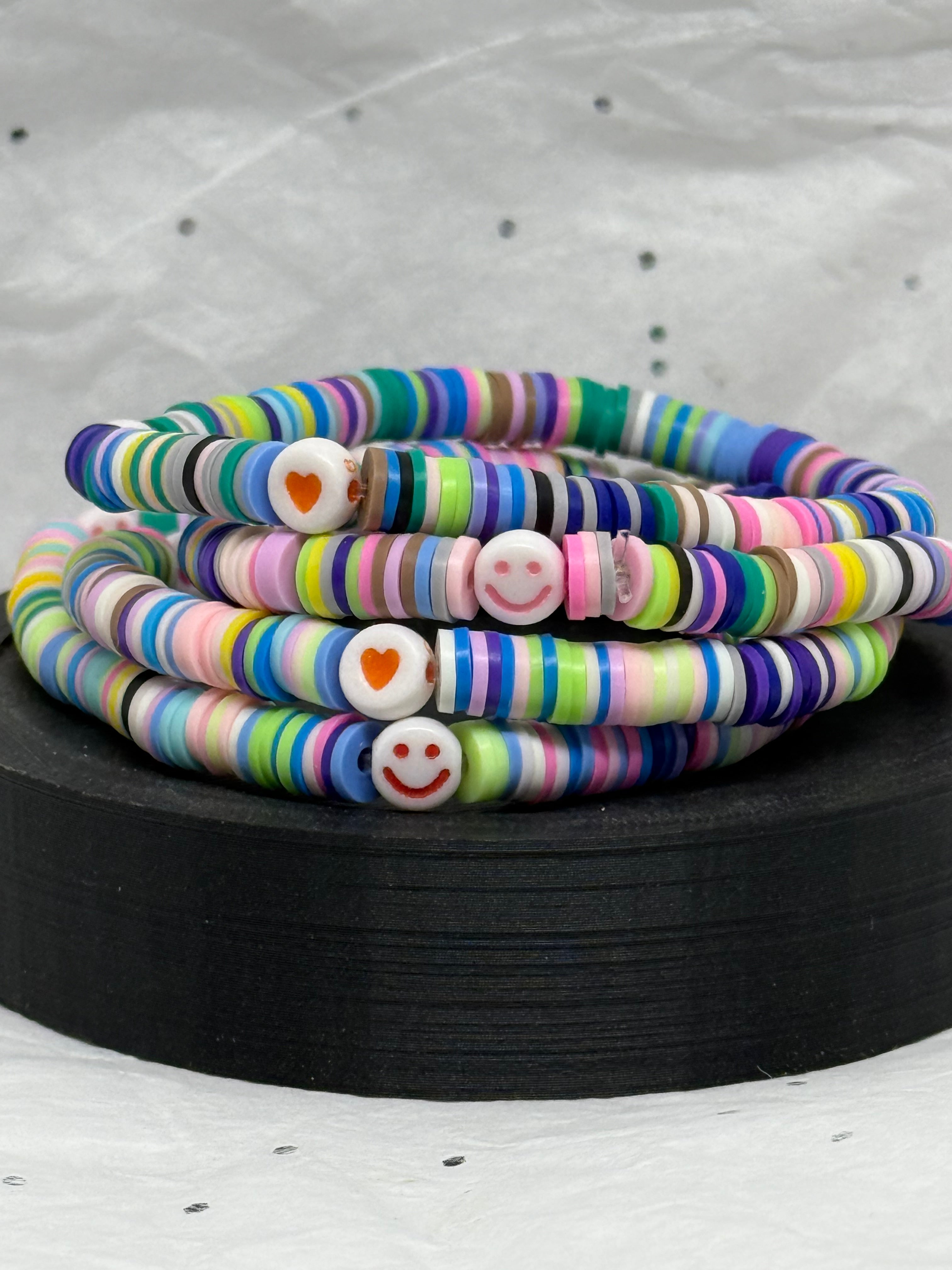 Smiley Love Bracelet Set (4pk)