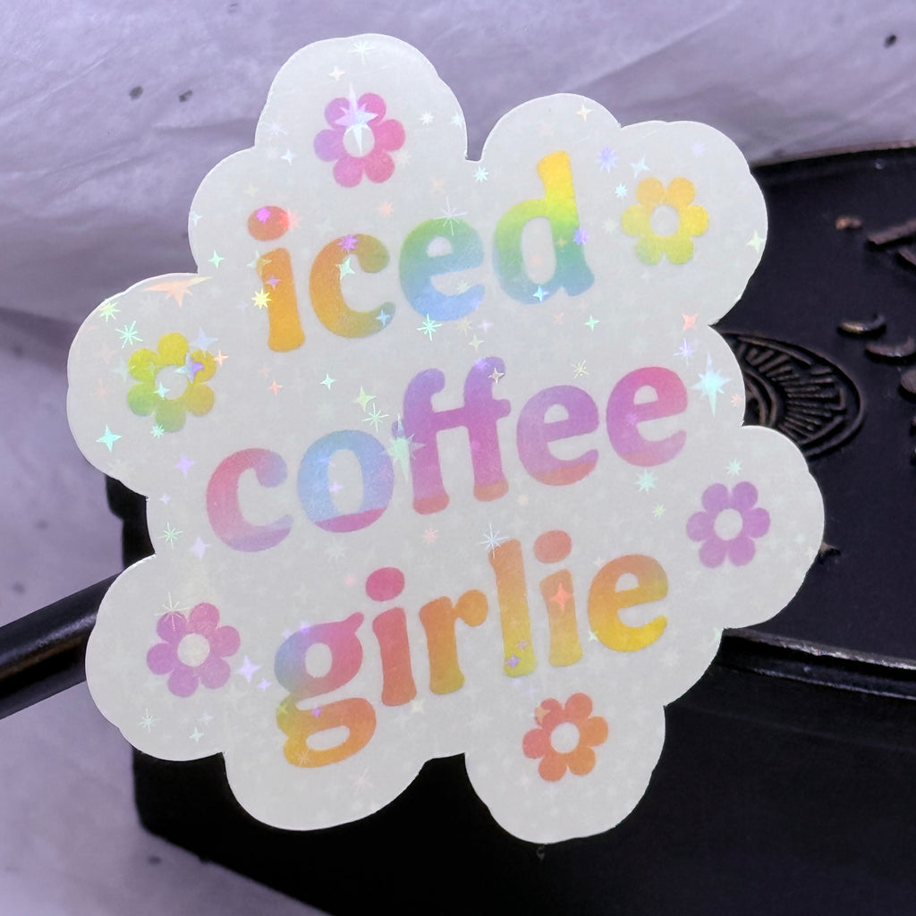 Iced Coffee Girlie | Sticker