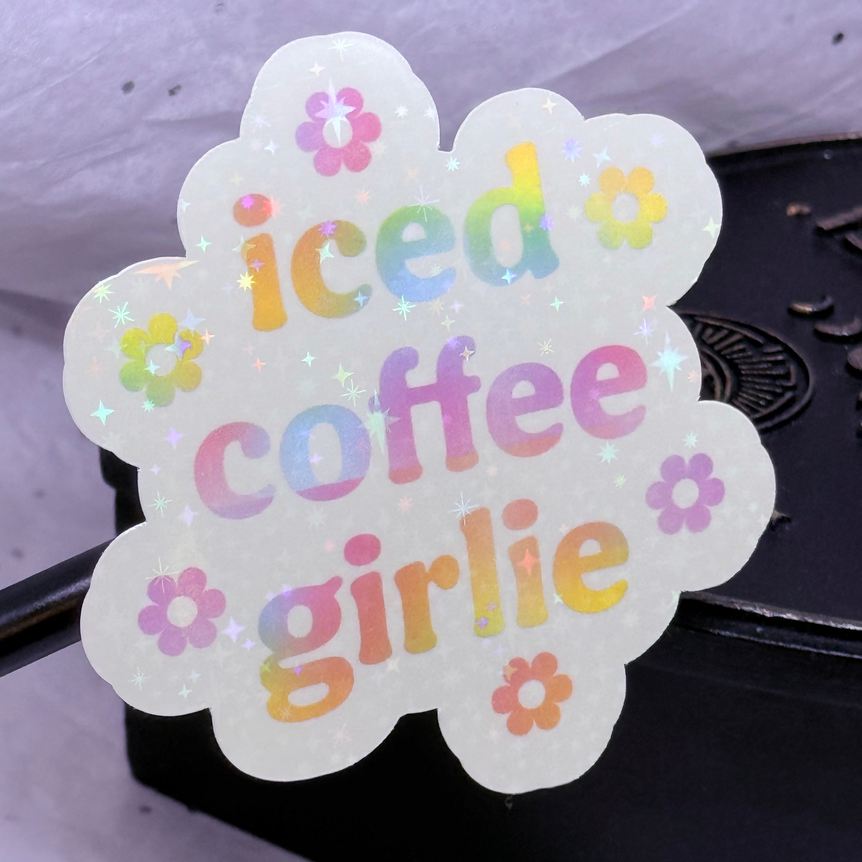 Iced Coffee Girlie | Sticker