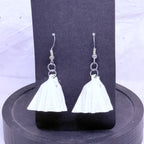 Ghost Cat Earrings (White)