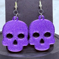 Purple Skulls | 3D Printed Earrings