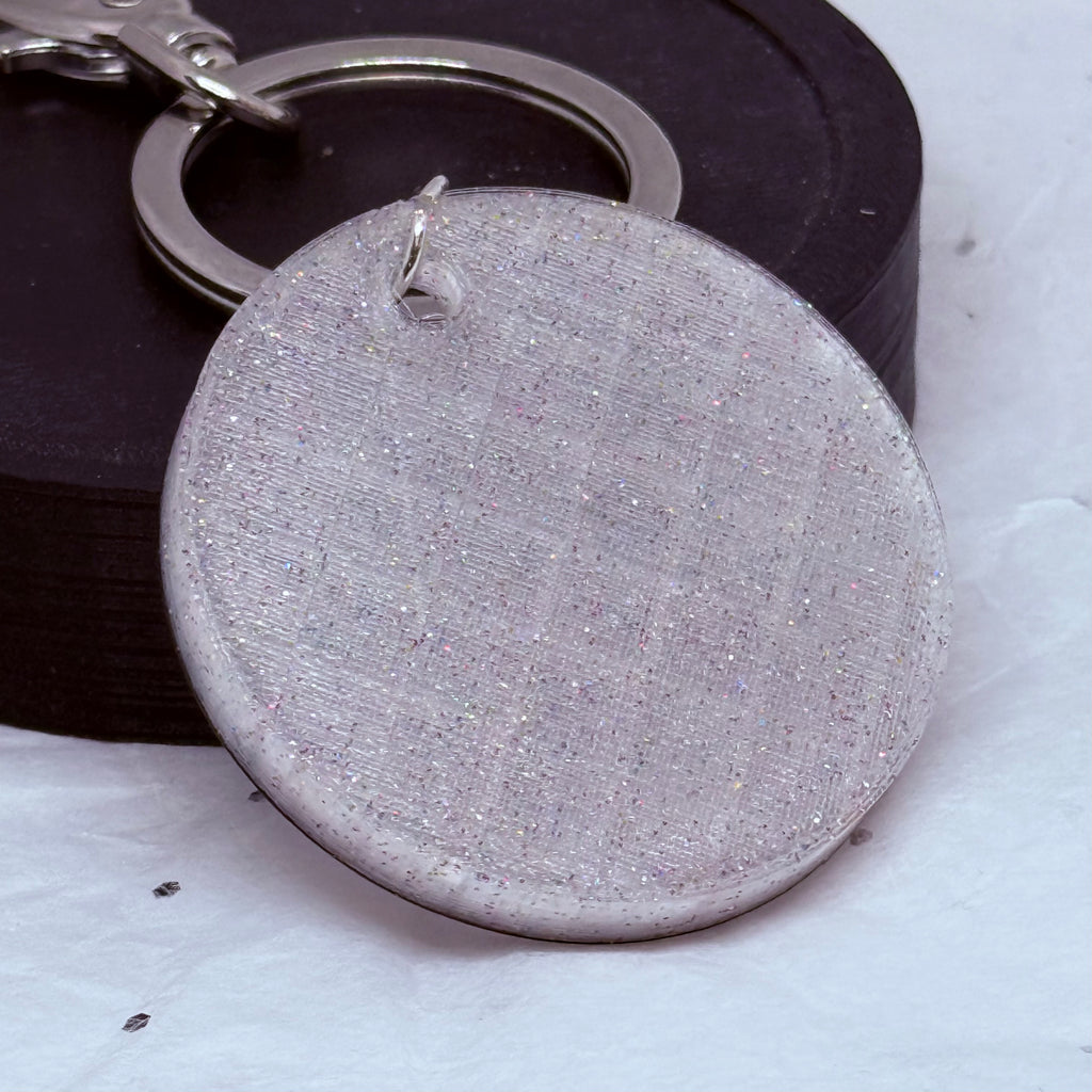 My Body My Choice (Silver Sparkle) | 3D Printed Keychain