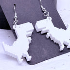 White T-Rex | 3D Printed Earrings