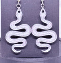 Snake Earrings (Silver)