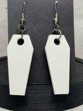 White Coffins | 3D Printed Earrings
