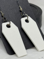 White Coffins | 3D Printed Earrings