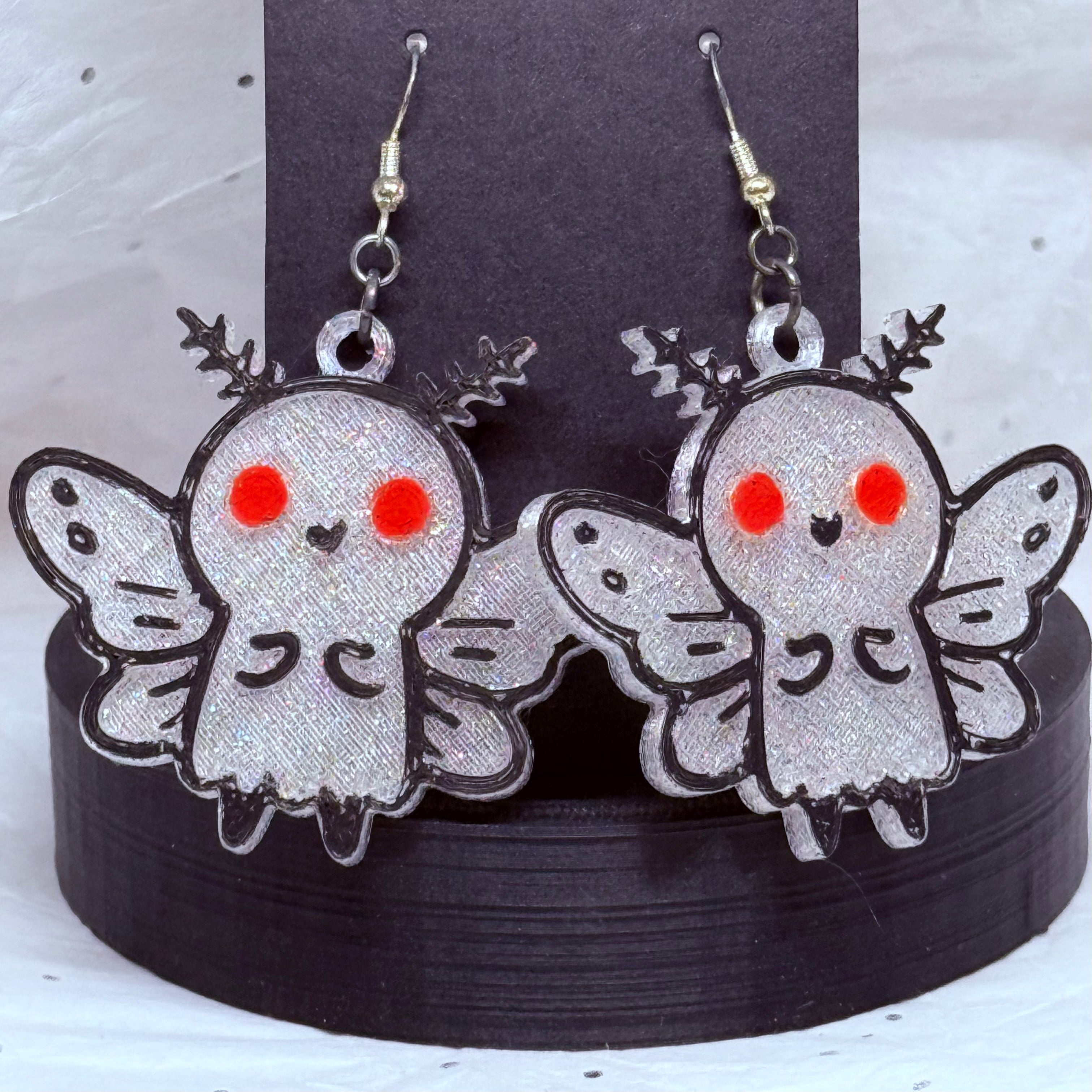 Mothman Earrings