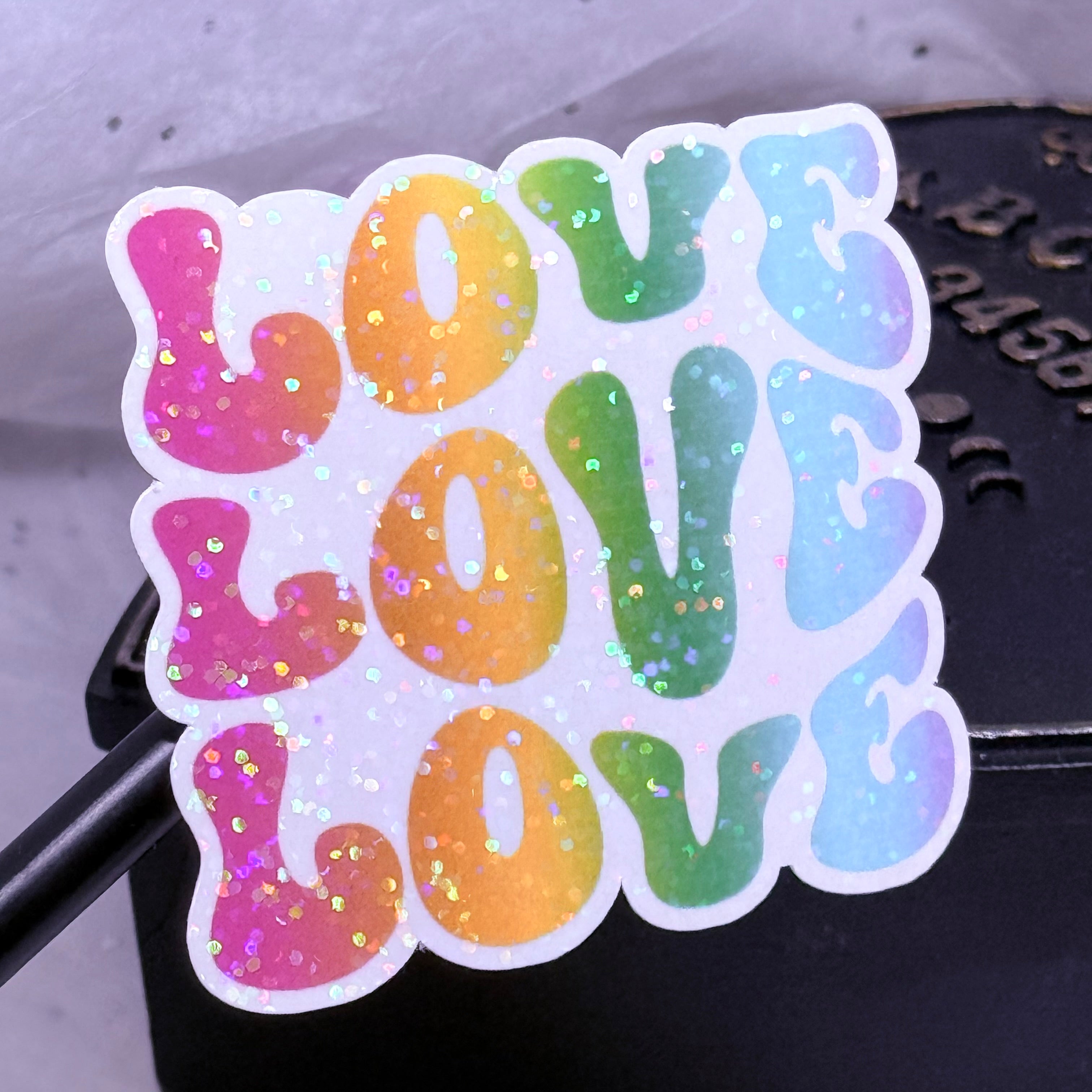 3x the Love Sticker
