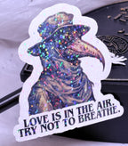 Anti-Love Plague Doctor Sticker