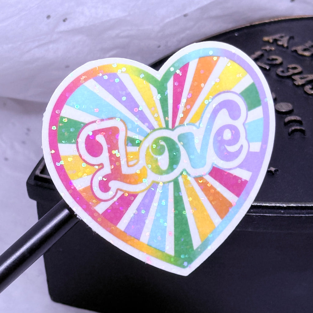 Rainbow Love Sticker