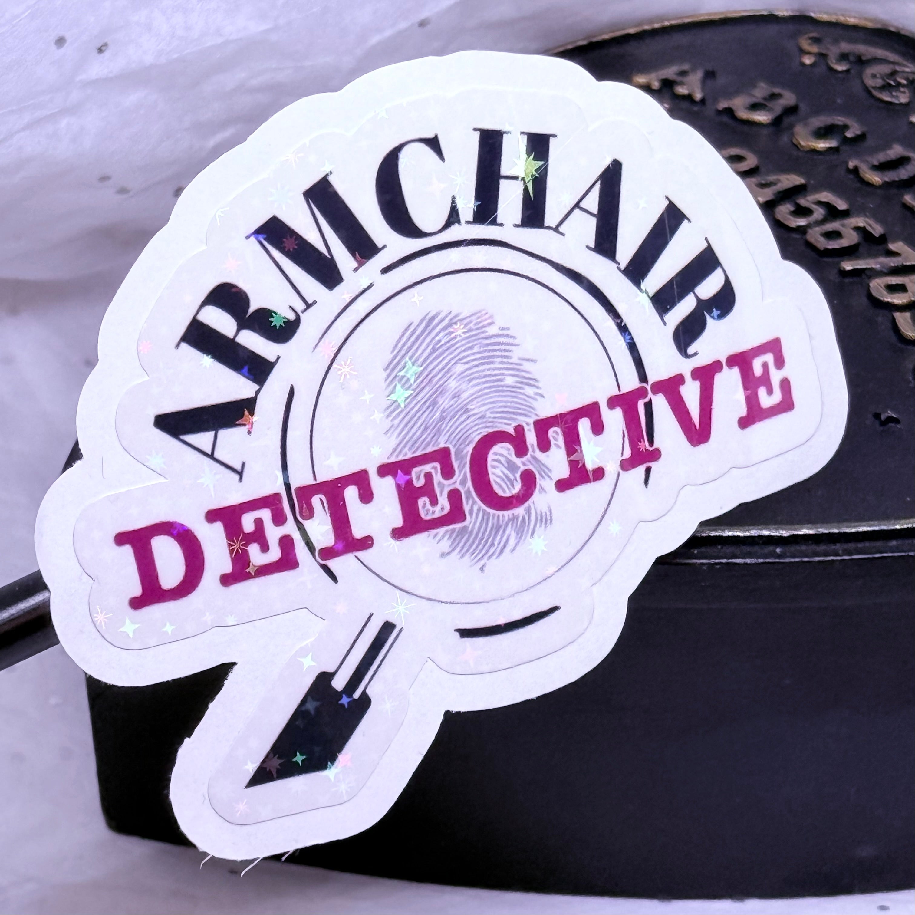 Armchair Detective Sticker