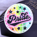 Pride Disco Ball Sticker