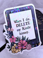 Delete My Kindle History | Sticker