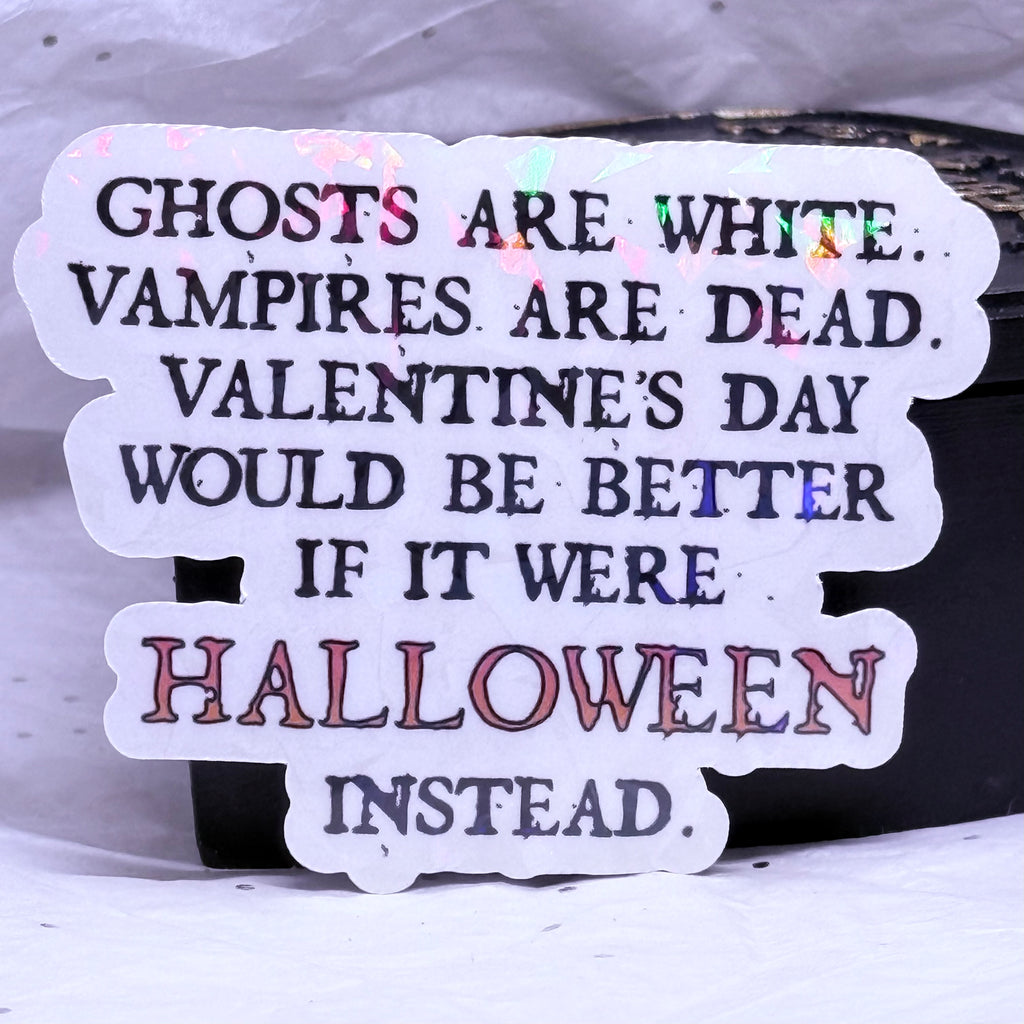 Halloween Instead Sticker