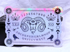 Ouija Board with Goat | Holographic Sticker