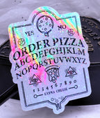 Ouija Pizza | Holographic Sticker