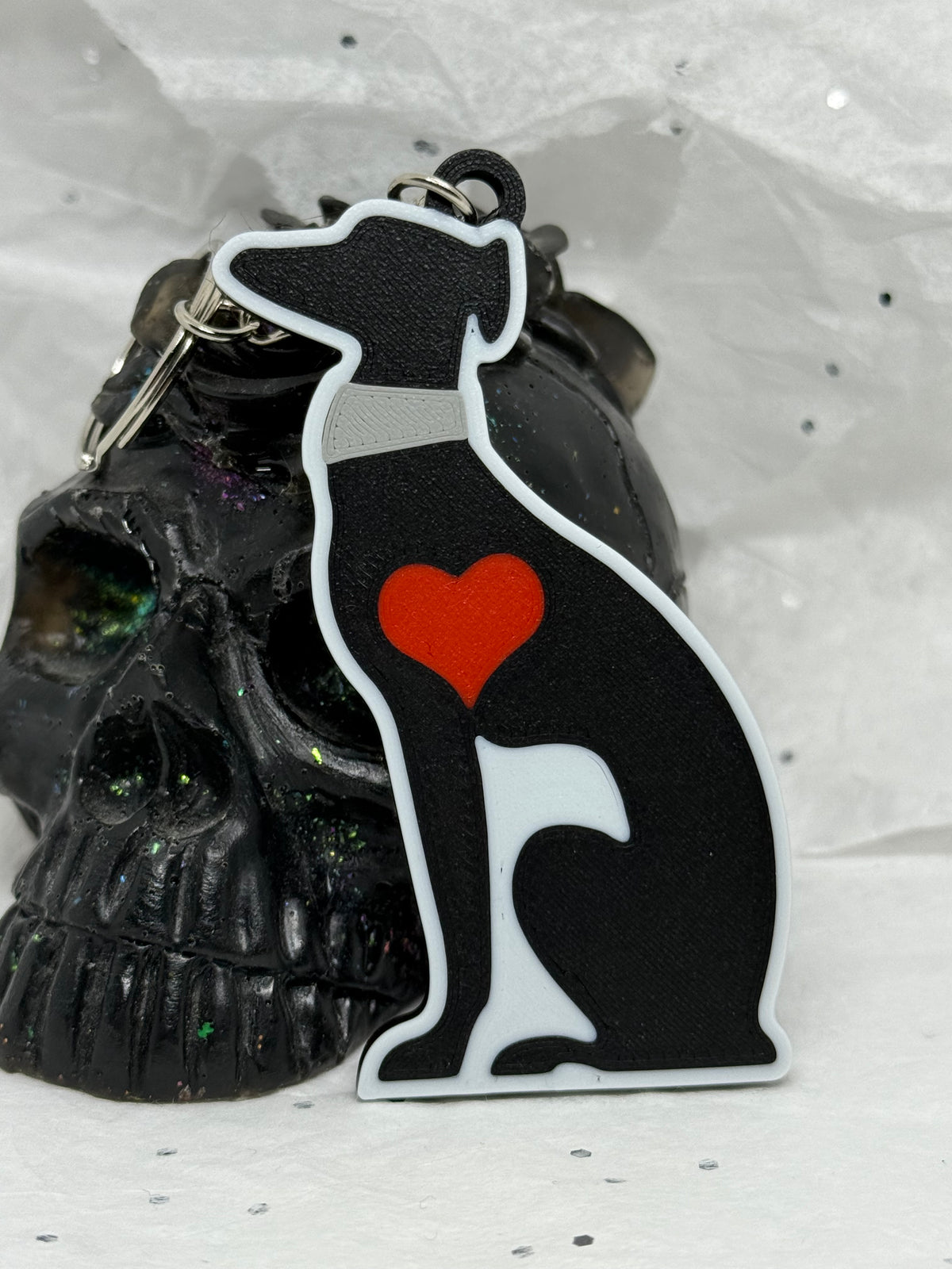 Greyhound Keychain (3D Printed)