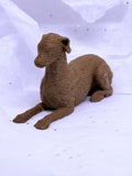 Sitting Greyhound (Brown)