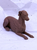 Sitting Greyhound (Brown)