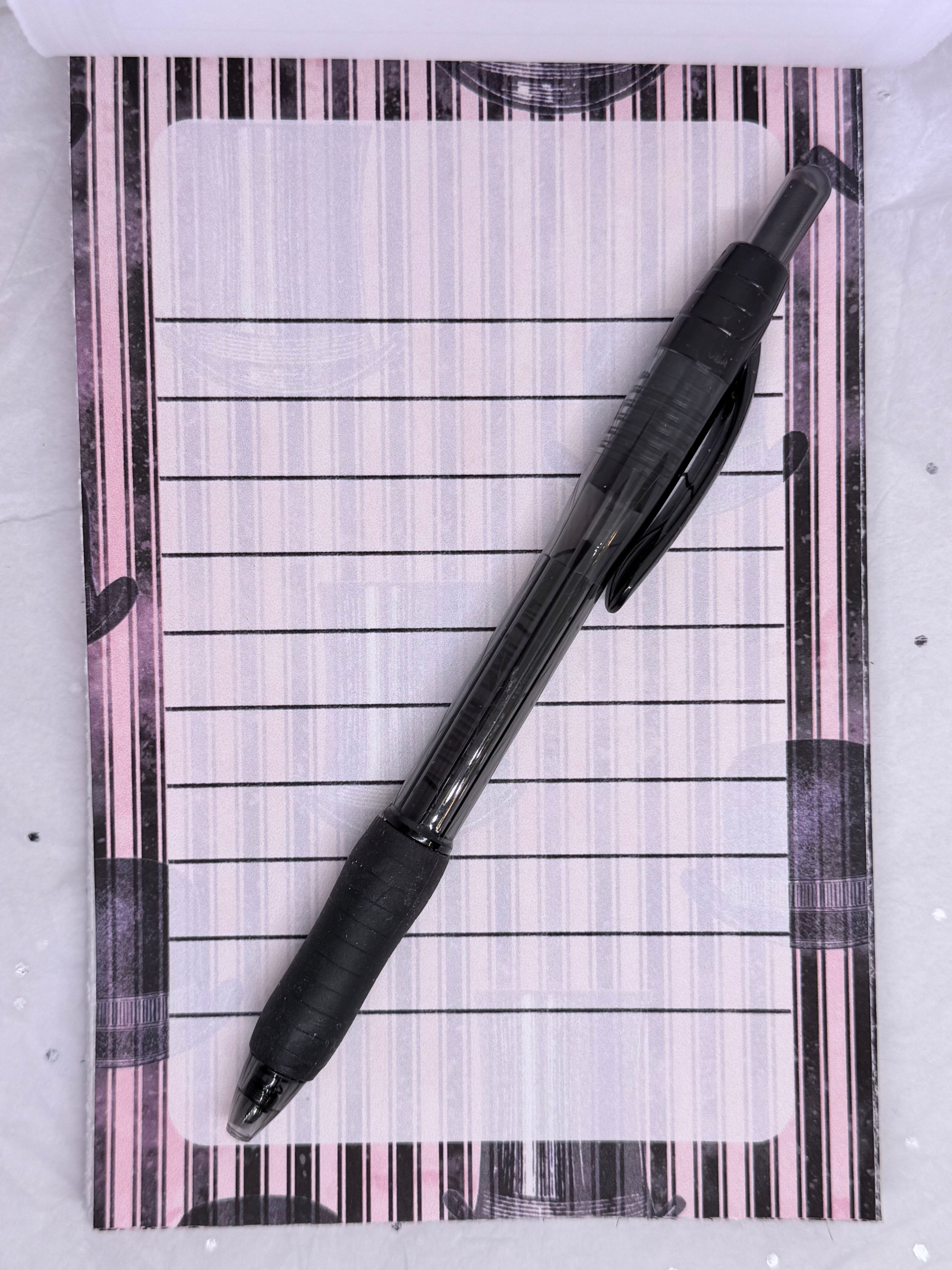 Victorian Mourning Note Pad