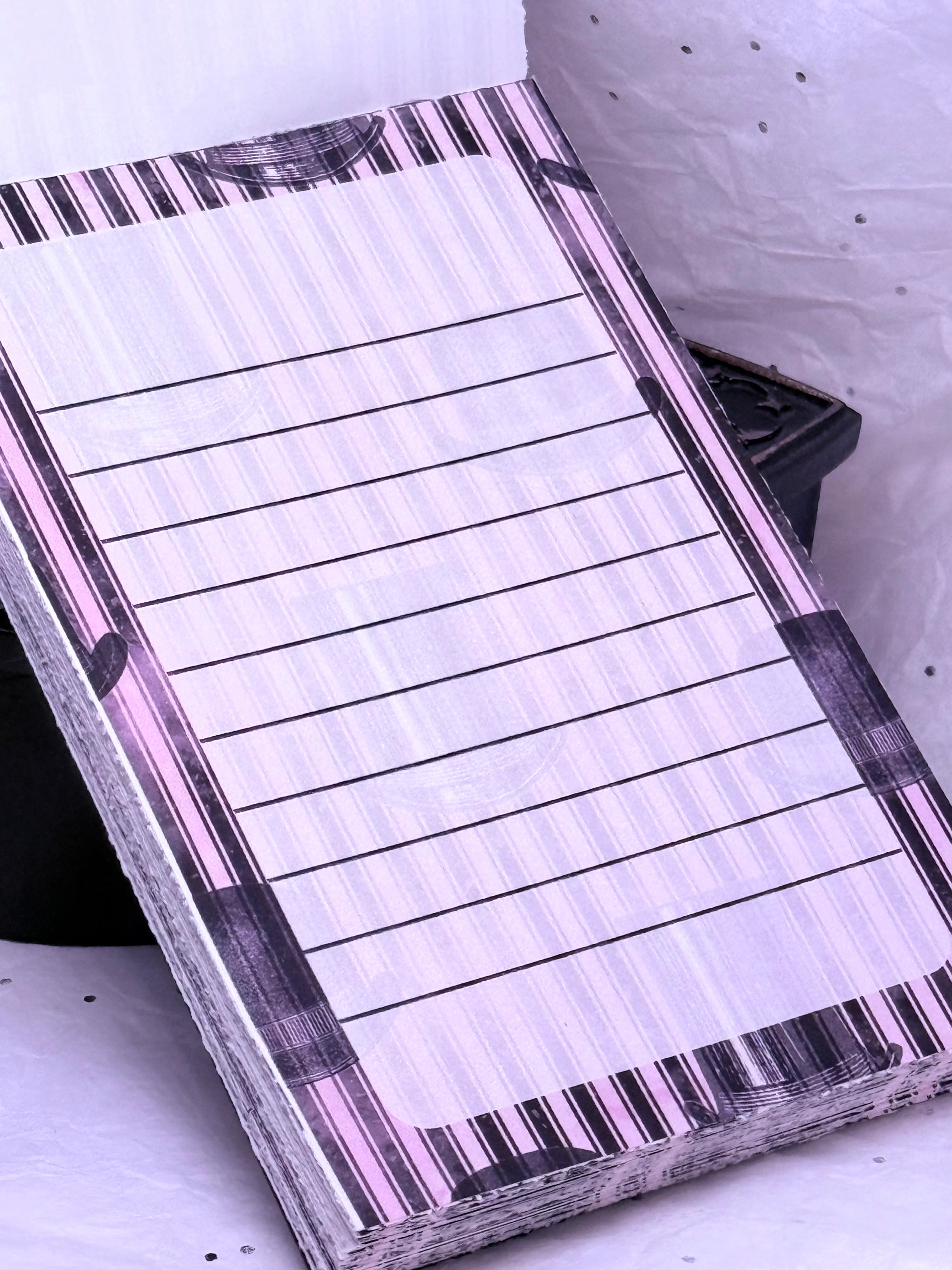 Victorian Mourning Note Pad