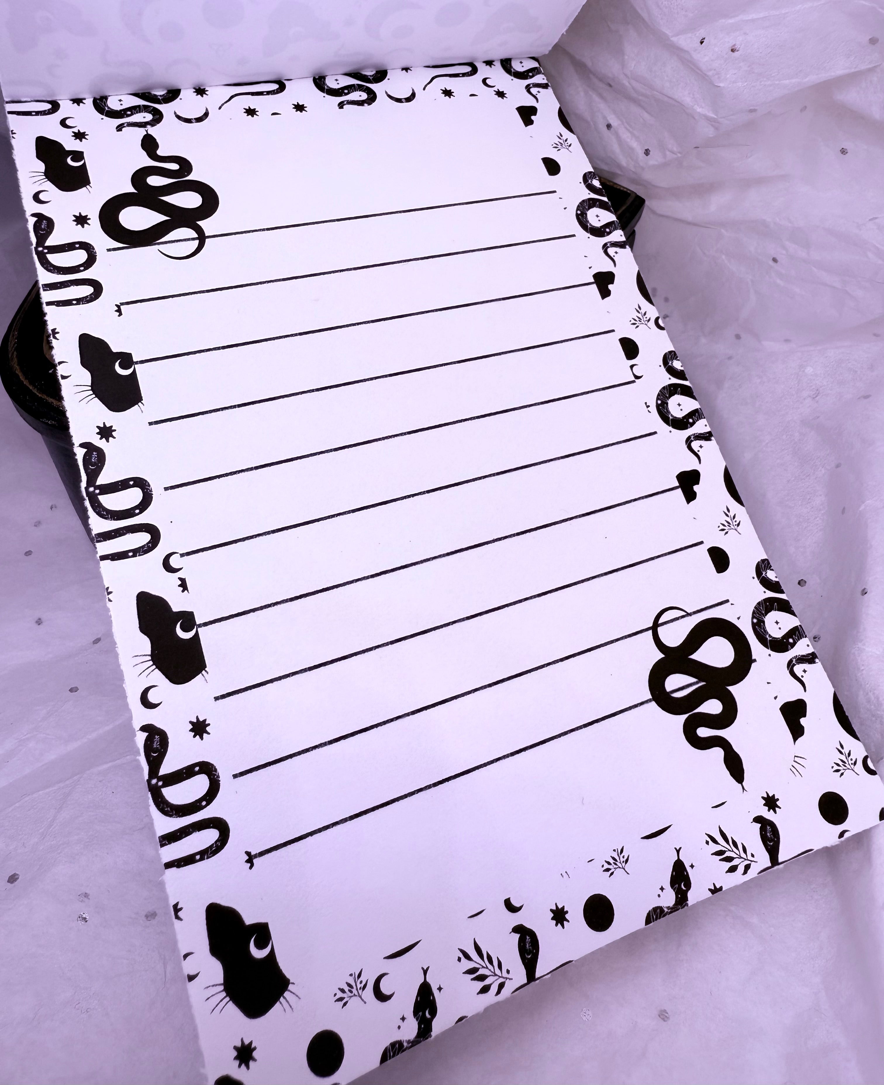 Midnight Familiars Note Pad