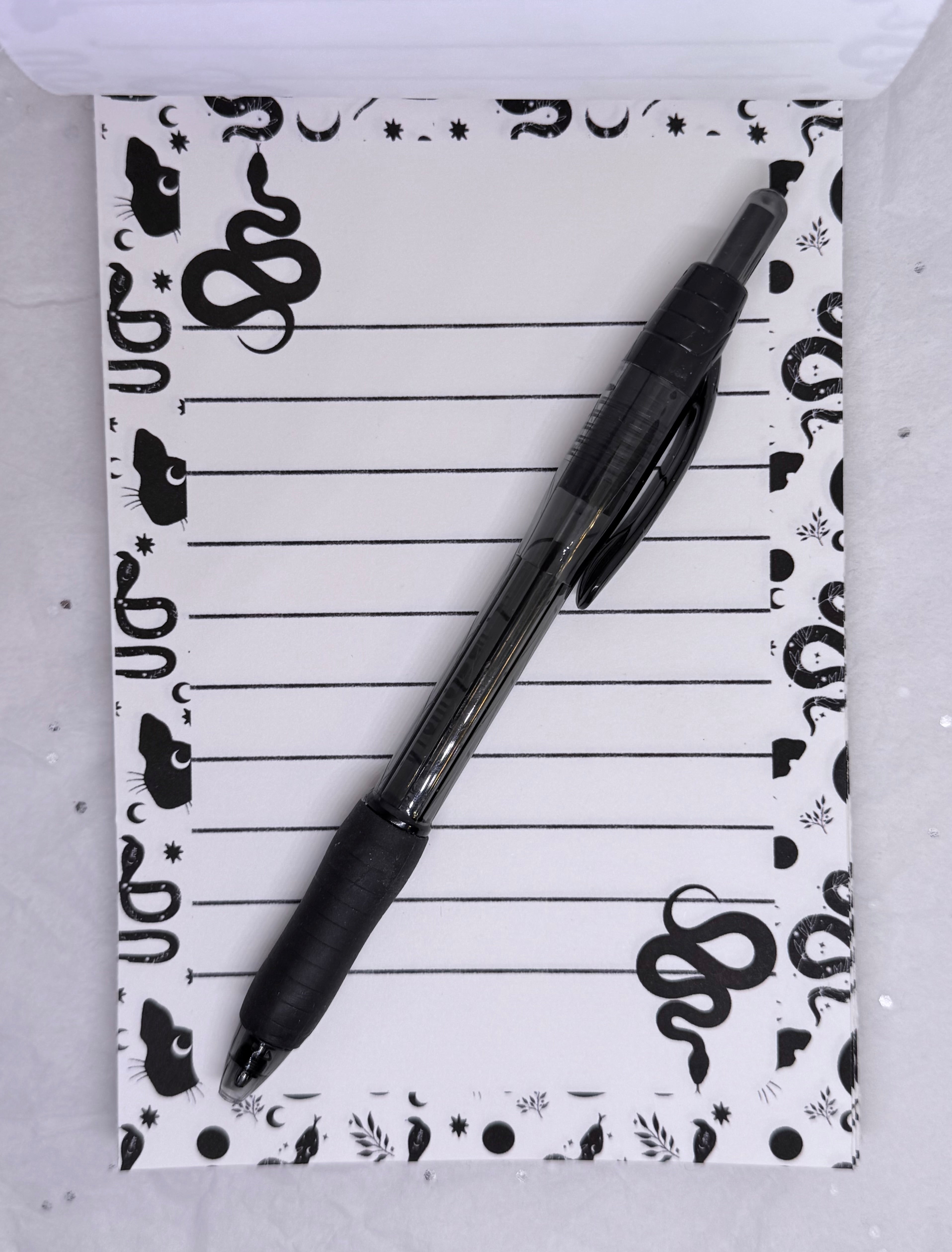 Midnight Familiars Note Pad