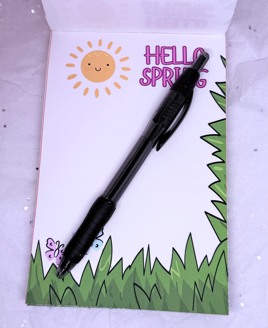 Hello Spring Note Pad