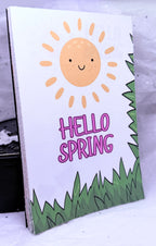 Hello Spring Note Pad