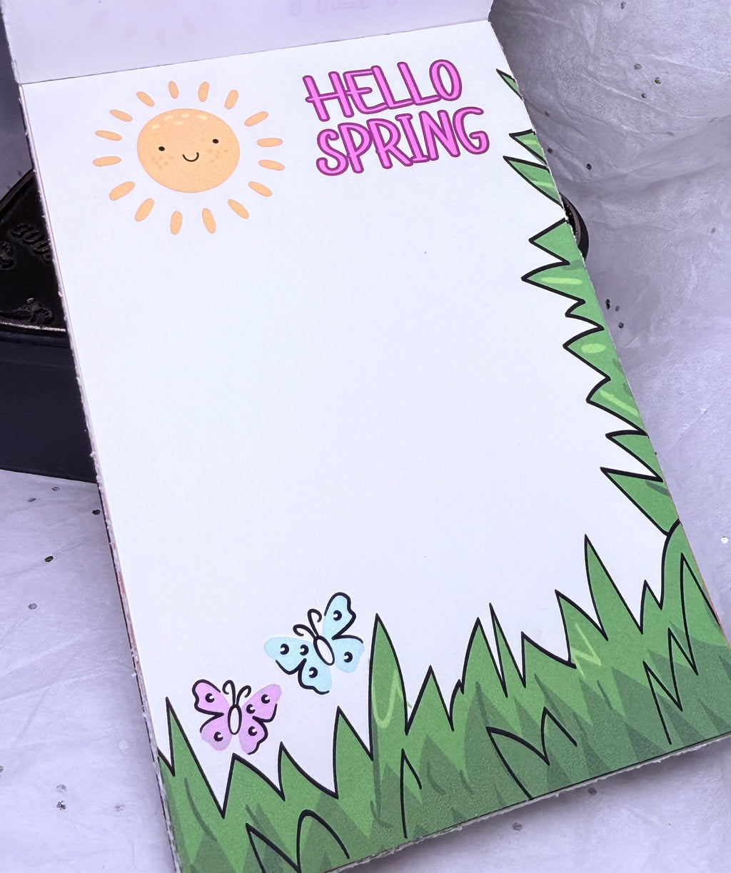 Hello Spring Note Pad